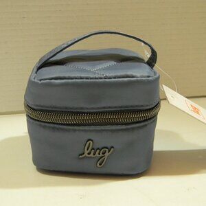 Share Lug Mini Swizzle Jewelry Case Blue NWT